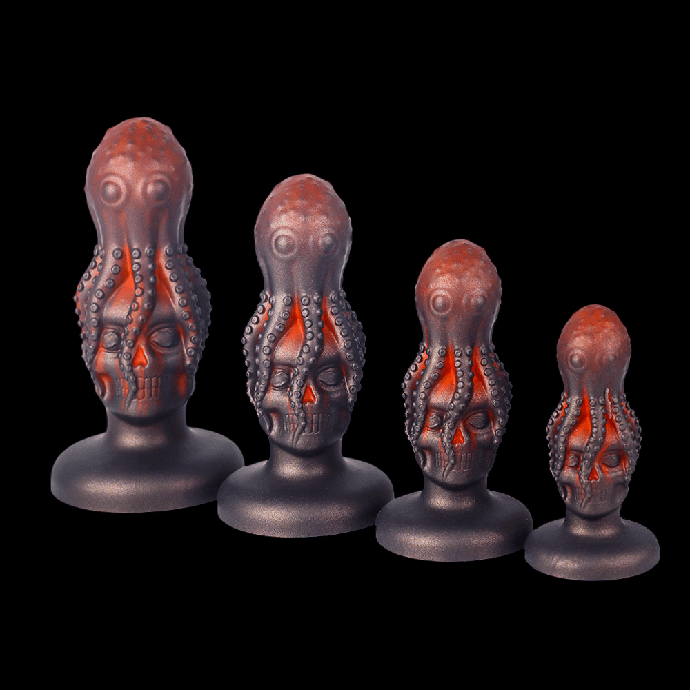 Skull & Tentacle Fantasy Plug – Octopus Butt Plug - BeastGasm